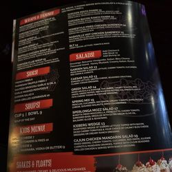 Booyah - Food menu