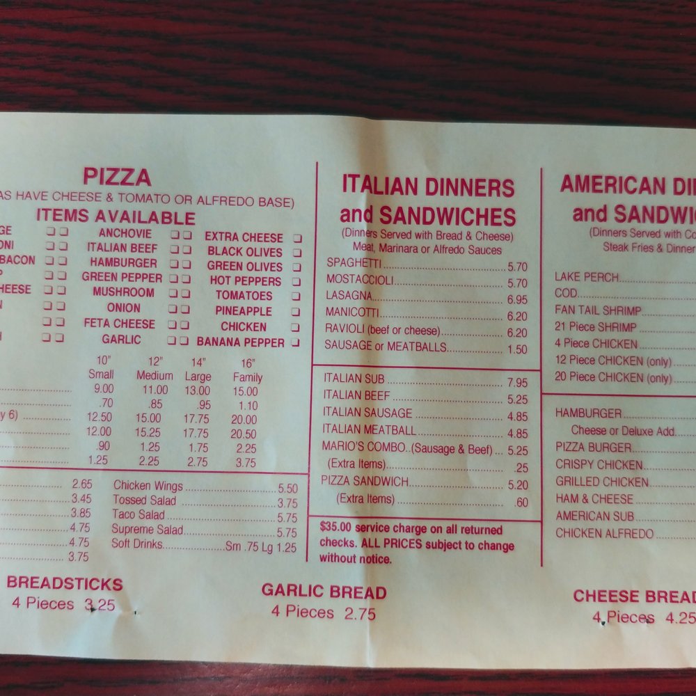 Paul Revere Pizza Milton Wi