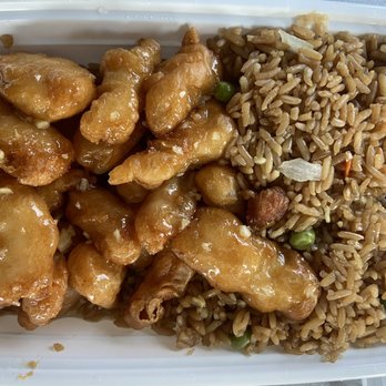 Hunan Wok - Honey Chicken Combo Platter Lunch - Chinese Near Me - Hollywood, Florida