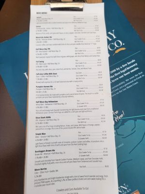 Menu photo 5 Half Moon Bay Brewing Company Half Moon Bay, CA Menu photo 5 Half Moon Bay Brewing Company Half Moon Bay, CA