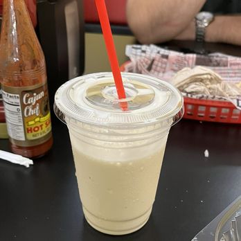 Hippo Burgers - Vanilla Shake - Fast Food Near Me - Houston, Texas