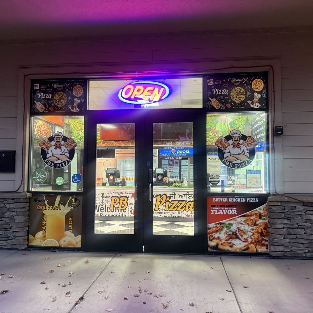PBX PIZZA - Entrance - Pizza Near Me - Pleasanton, California