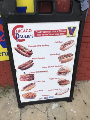 Menu photo 2 Chicago Paulies Tampa, FL