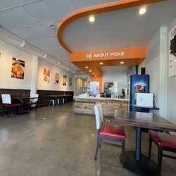 All About Poke - Dining area