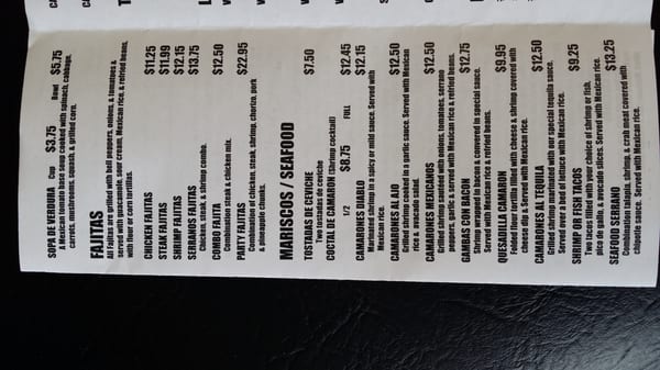 Menu photo 6 Serranos Mexican Grill Valparaiso, IN Menu photo 6 Serranos Mexican Grill Valparaiso, IN
