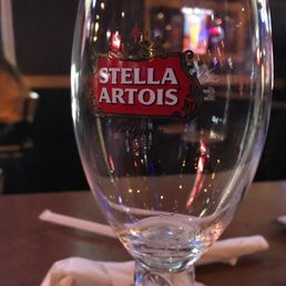 Empty glass.