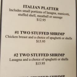Henry's Pizzeria - Menu