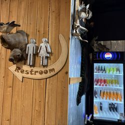 Cazadores Bar & Grill - Way to the indoor outhouses