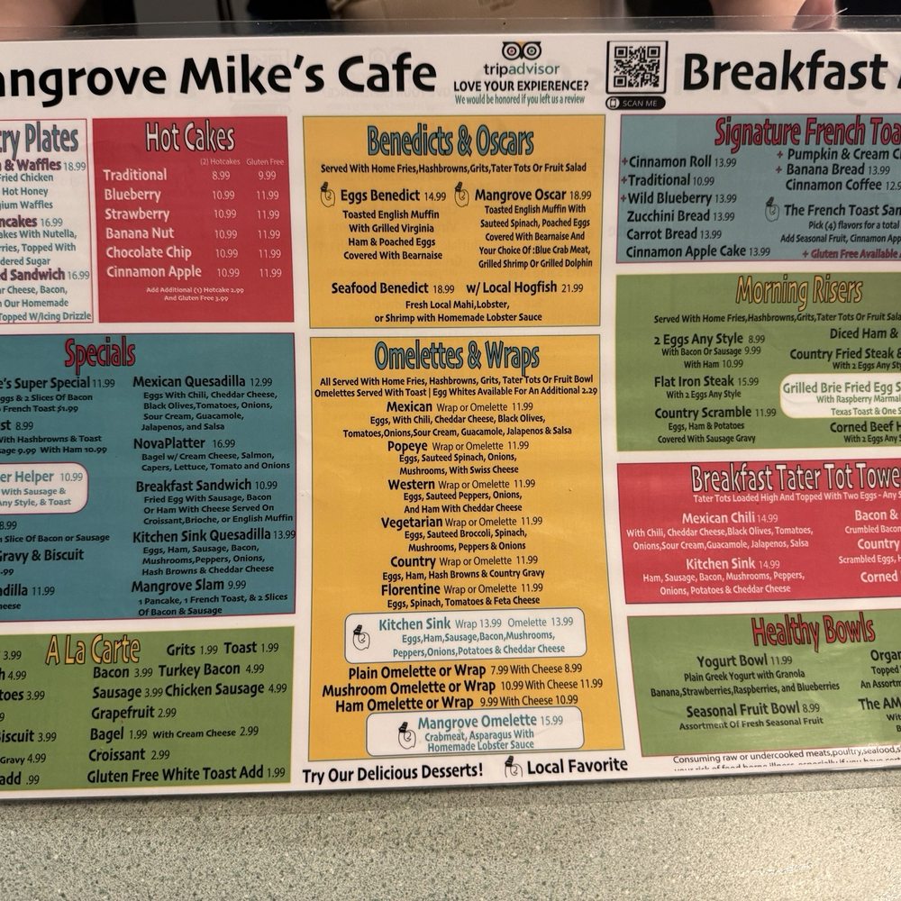 Mangrove Mike's - menu - Breakfast & Brunch Near Me - Islamorada, Florida Mangrove Mike's - menu - Breakfast & Brunch Near Me - Islamorada, Florida