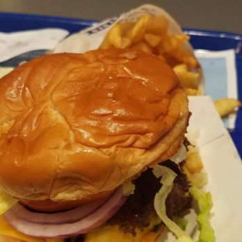 Culver's - Delux cheeseburger AFTER w/ all the toppings - Burgers Near Me - Hoover, Alabama