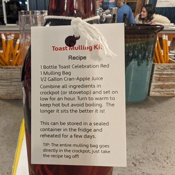 Toast Winery - Mulled kit - Wineries Near Me - Rock Stream, New York