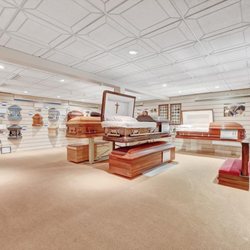 Woolley-Boglioli Funeral Home - The casket and vault selection room at Woolley-Boglioli Funeral Home in Long Branch, where families view caskets, burial vaul...