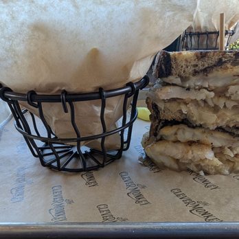 Clever Monkey Craft Grill & Bar - Grouper Reuben - New American Near Me - Osprey, Florida Clever Monkey Craft Grill & Bar - Grouper Reuben - New American Near Me - Osprey, Florida
