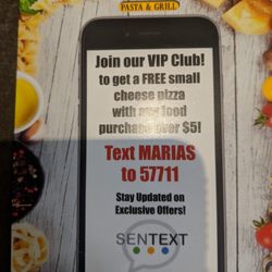 Maria's Pizza & Subs - Best Pizza in Havre De Grace! I joined  the VIP Club & got a free pizza! Yippie! It was super easy!