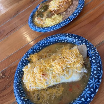 Arlene's Beans & Salsa - Tamale Combo Plate los Padilla burrito - New Mexican Cuisine Near Me - Monument, Colorado