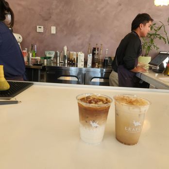 Leaflet Coffee House - La Vie en Rose- Rose Flower Latte & Honey Cinnamon Latte - Coffee & Tea Near Me - Monterey Park, California Leaflet Coffee House - La Vie en Rose- Rose Flower Latte & Honey Cinnamon Latte - Coffee & Tea Near Me - Monterey Park, California