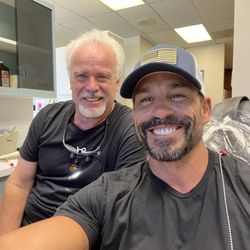 Aliso Viejo, CA Cosmetic Dentist - Dr. E. John Moreno - After the repair! Dr. Moreno and me!