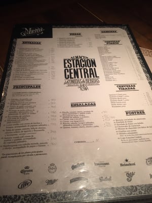 Menu photo 1 Estación Central Mar del Plata, C
