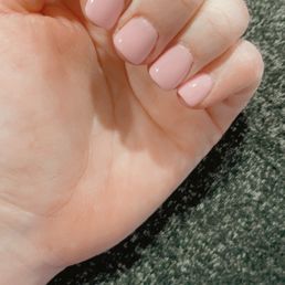 Valentine's Day light pink dip. Valentine's Day light pink dip.