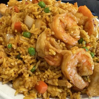 Asian Cuisine - Chicken fried rice.  Added shrimp. - Chinese Near Me - Grimes, Iowa