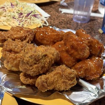 Flying Chicken Pa-Dak - Lemon pepper wings and mango habanero - Chicken Wings Near Me - Artesia, California