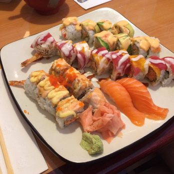 Sushi O Sushi - Baked salmon bottom Tuna tango middle San Fransisco top - Sushi Bars Near Me - Nashville, Tennessee