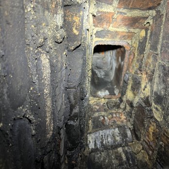 True View Home Inspections - Smoke chamber in need of parging - Home Inspectors Near Me - White Plains, New York True View Home Inspections - Smoke chamber in need of parging - Home Inspectors Near Me - White Plains, New York