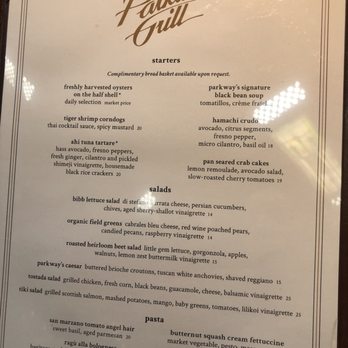 Parkway Grill - Menu - New American Near Me - Pasadena, California Parkway Grill - Menu - New American Near Me - Pasadena, California