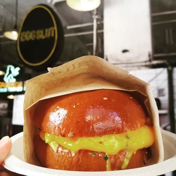 Eggslut - The fairfax in all its slutty goodness. - Breakfast & Brunch Near Me - Los Angeles, California Eggslut - The fairfax in all its slutty goodness. - Breakfast & Brunch Near Me - Los Angeles, California