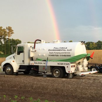 Full Circle Environmental - With all the rain we have had recently, I was able to get a really neat shot of the pot of gold at the bottom of the rainbow - Septic Services Near Me - Clayton, North Carolina