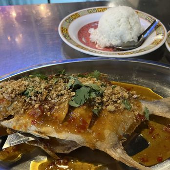 Thai Pop - Three flavor golden pompano. Yum! - Thai Near Me - Rochester, Minnesota Thai Pop - Three flavor golden pompano. Yum! - Thai Near Me - Rochester, Minnesota