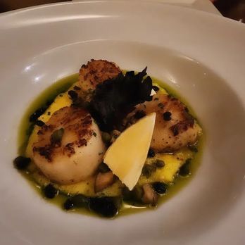 Wolfdale's Cuisine Unique - Scallop polenta. Highly recommended! - New American Near Me - Tahoe City, California Wolfdale's Cuisine Unique - Scallop polenta. Highly recommended! - New American Near Me - Tahoe City, California