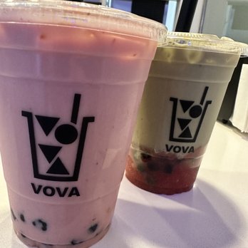 Vova Cafe - Strawberry Milk & Strawberry Matcha Milk Tea - Coffee & Tea Near Me - Las Vegas, Nevada