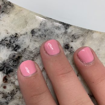 Gulfgate Nails Spa - Look closely at my middle finger you can see streaks and uneven lines. - Day Spas Near Me - Houston, Texas Gulfgate Nails Spa - Look closely at my middle finger you can see streaks and uneven lines. - Day Spas Near Me - Houston, Texas