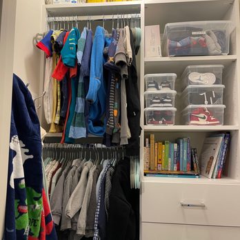 Chicago Organized Home - Son's closet! - Movers Near Me - Chicago,, Illinois