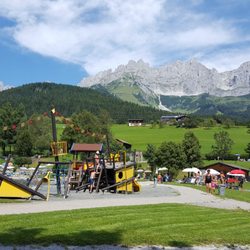 Badesee Going am wilden Kaiser