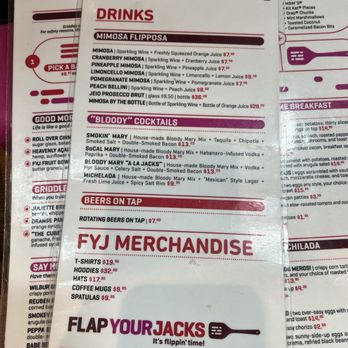 Flap Your Jacks - Drink menu - Breakfast & Brunch Near Me - San Diego, California