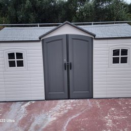 Shed installed in a day.