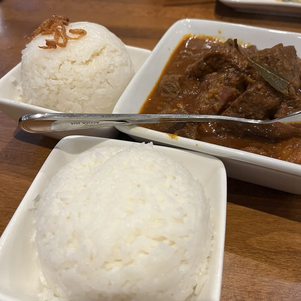 My Burma - Burmese Beef Curry with Potatoes Coconut Rice Jasmine Rice - Burmese Near Me - Davis, California My Burma - Burmese Beef Curry with Potatoes Coconut Rice Jasmine Rice - Burmese Near Me - Davis, California