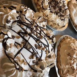 Pies by Inge - Peanut butter silk pie, French silk and