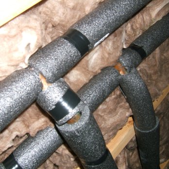 Diversified Crawlspace Services - VERY BAD WORKMANSHIP!!!!  Diversified Crawls Left Gaps left in pipe insulation when finally done - Damage Restoration Near Me