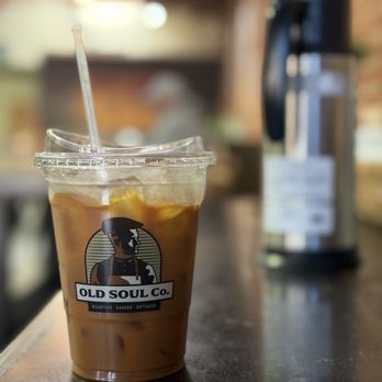 Old Soul - Espresso with a dash of Oatmilk + brown sugar syrup - Coffee & Tea Near Me - Sacramento, California