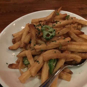 Late Harvest Kitchen - Marrow butter jalapeño fries - New American Near Me - Indianapolis, Indiana Late Harvest Kitchen - Marrow butter jalapeño fries - New American Near Me - Indianapolis, Indiana
