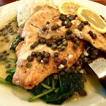 Odyssey World Cafe - Chicken piccata with lemon and capers was great! - Cafes Near Me - Paso Robles, California