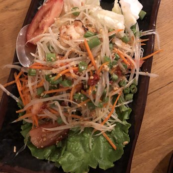 Khao Soi Thai - Green Papaya Salad with Grilled Shrimp - Thai Near Me - Studio City, California Khao Soi Thai - Green Papaya Salad with Grilled Shrimp - Thai Near Me - Studio City, California