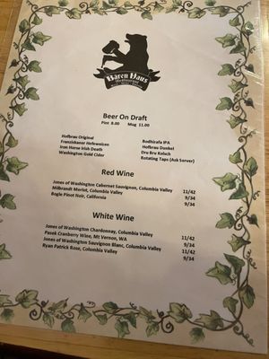 Menu photo 4 Baren Haus Leavenworth, WA Menu photo 4 Baren Haus Leavenworth, WA