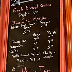 Bear Claw Bakery - Plant based milk options (Almond, oat, coconut).