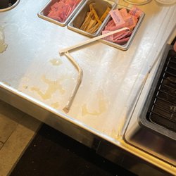 Chipotle Mexican Grill - Drink area dirty