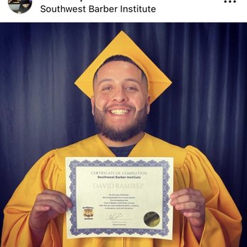 Southwest Barber Institute - It's up. I did it with the help of the amazing South West Barber Institute - Cosmetology Schools Near Me - El Paso, Texas Southwest Barber Institute - It's up. I did it with the help of the amazing South West Barber Institute - Cosmetology Schools Near Me - El Paso, Texas