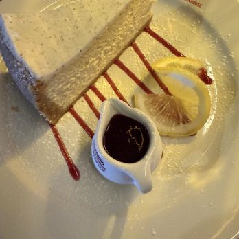 El Gaucho Argentinian Steakhouse - Cheesecake with a topping of forest fruits. Delicious - Steakhouses Near Me